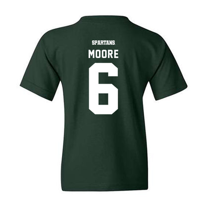 Michigan State - NCAA Football : Fredrick Moore - Classic Shersey Youth T-Shirt-1