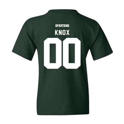 Michigan State - NCAA Men's Soccer : JEB Knox - Classic Shersey Youth T-Shirt-1