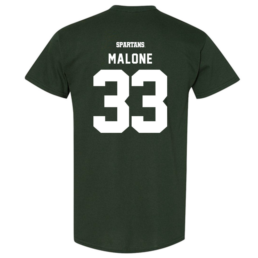 Michigan State - NCAA Football : DiMari Malone - Classic Shersey T-Shirt-1