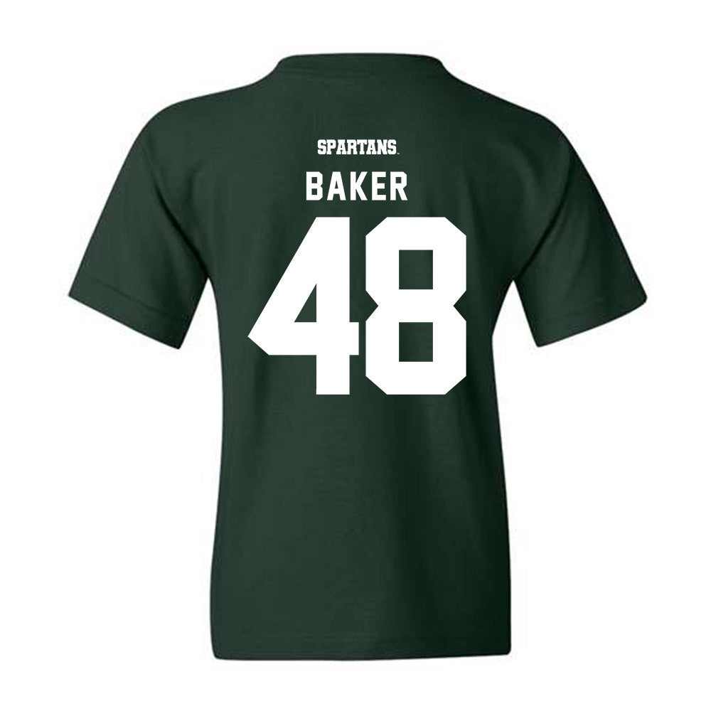 Michigan State - NCAA Football : Charlie Baker - Youth T-Shirt