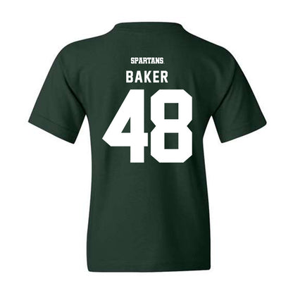 Michigan State - NCAA Football : Charlie Baker - Youth T-Shirt