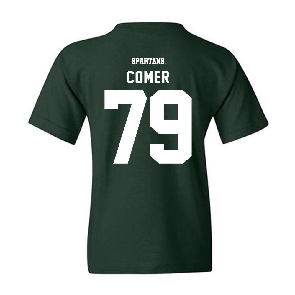 Michigan State - NCAA Football : Tristan Comer - Classic Shersey Youth T-Shirt-1