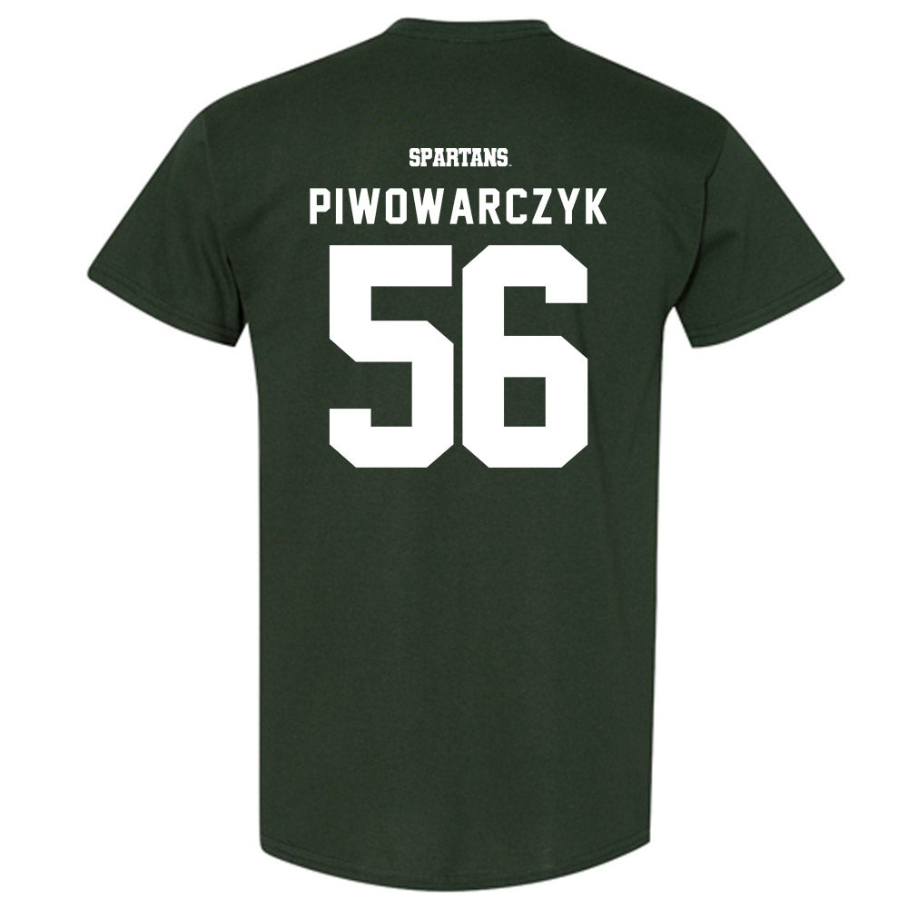 Michigan State - NCAA Football : Chris Piwowarczyk - Classic Shersey T-Shirt-1