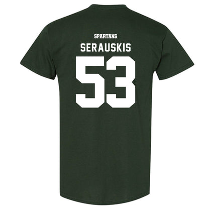 Michigan State - NCAA Football : Trey Serauskis - Classic Shersey T-Shirt-1