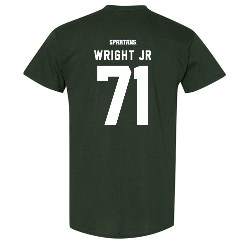 Michigan State - NCAA Football : Robert Wright Jr - Classic Shersey T-Shirt-1