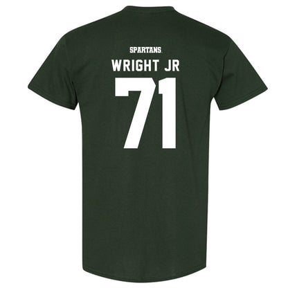 Michigan State - NCAA Football : Robert Wright Jr - Classic Shersey T-Shirt-1
