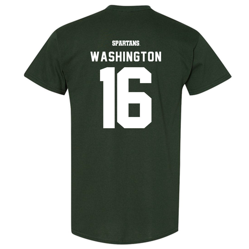 Michigan State - NCAA Football : Zachary Washington - Classic Shersey T-Shirt-1