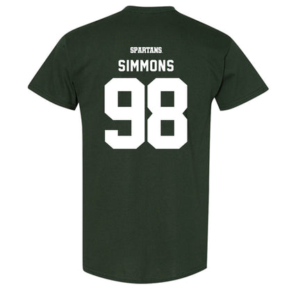 Michigan State - NCAA Football : Derrick Simmons - T-Shirt-1