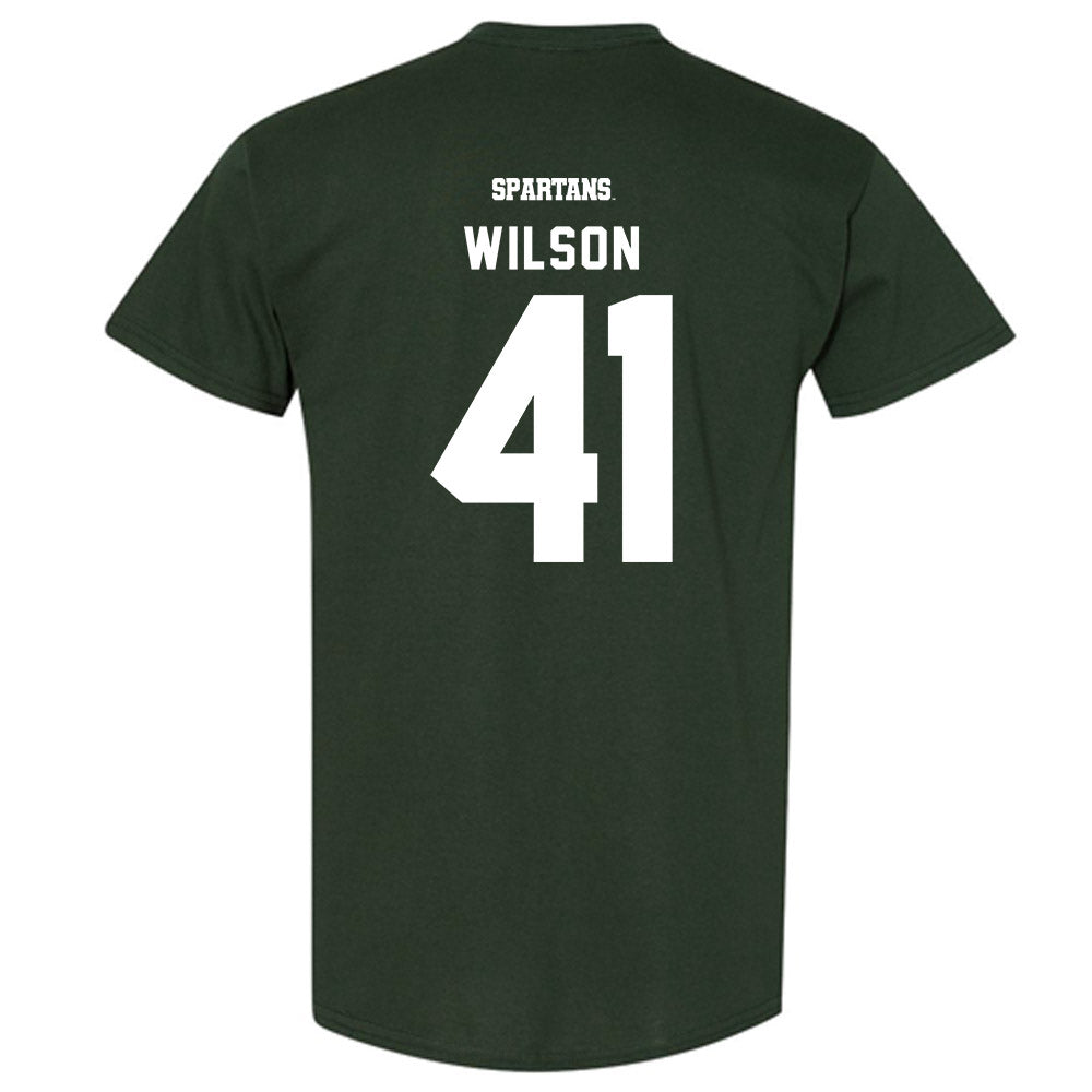 Michigan State - NCAA Football : Jaxson Wilson - Classic Shersey T-Shirt-1