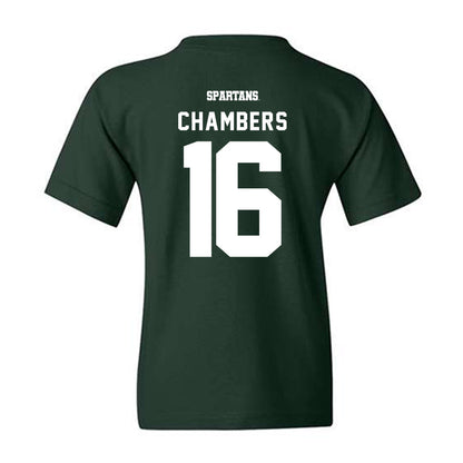 Michigan State - NCAA Baseball : Brady Chambers - Classic Shersey Youth T-Shirt-1
