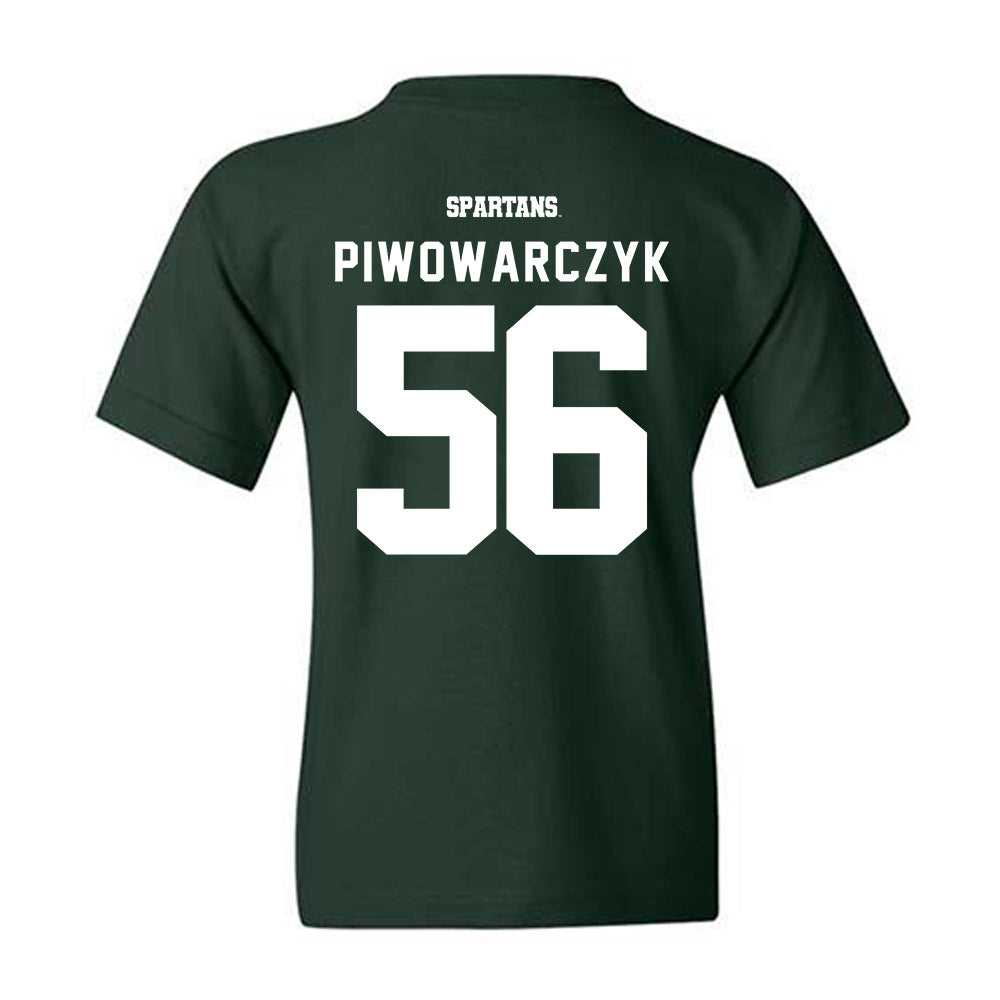 Michigan State - NCAA Football : Chris Piwowarczyk - Classic Shersey Youth T-Shirt-1