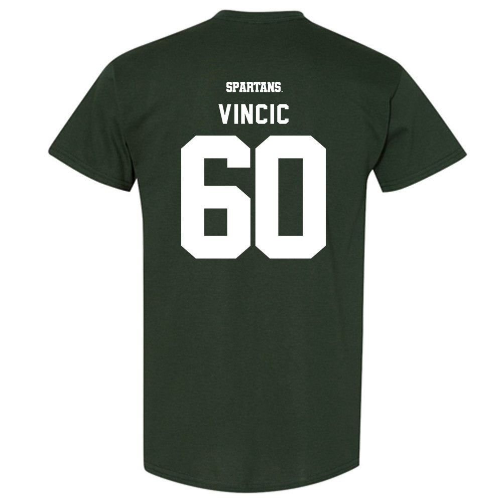 Michigan State - NCAA Football : Luka Vincic - Classic Shersey T-Shirt-1