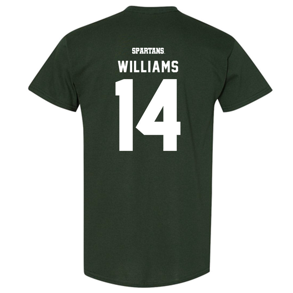 Michigan State - NCAA Football : Bryson Williams - Classic Shersey T-Shirt-1