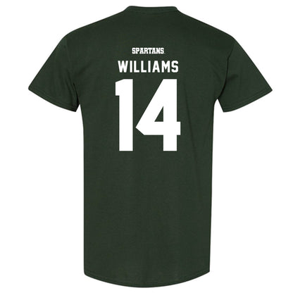 Michigan State - NCAA Football : Bryson Williams - Classic Shersey T-Shirt-1