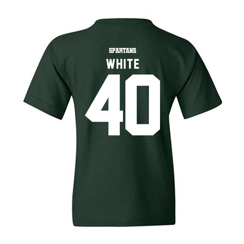 Michigan State - NCAA Football : DeJae White - Classic Shersey Youth T-Shirt-1