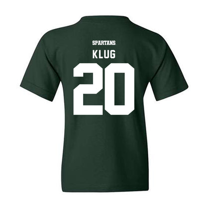 Michigan State - NCAA Baseball : Joshua Klug - Youth T-Shirt-1