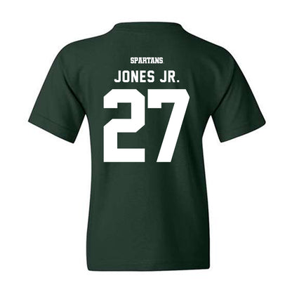 Michigan State - NCAA Football : Darrin Jones Jr. - Classic Shersey Youth T-Shirt-1