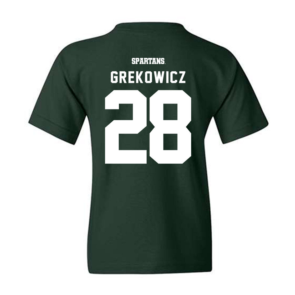 Michigan State - NCAA Men's Soccer : Jake Grekowicz - Classic Shersey Youth T-Shirt-1