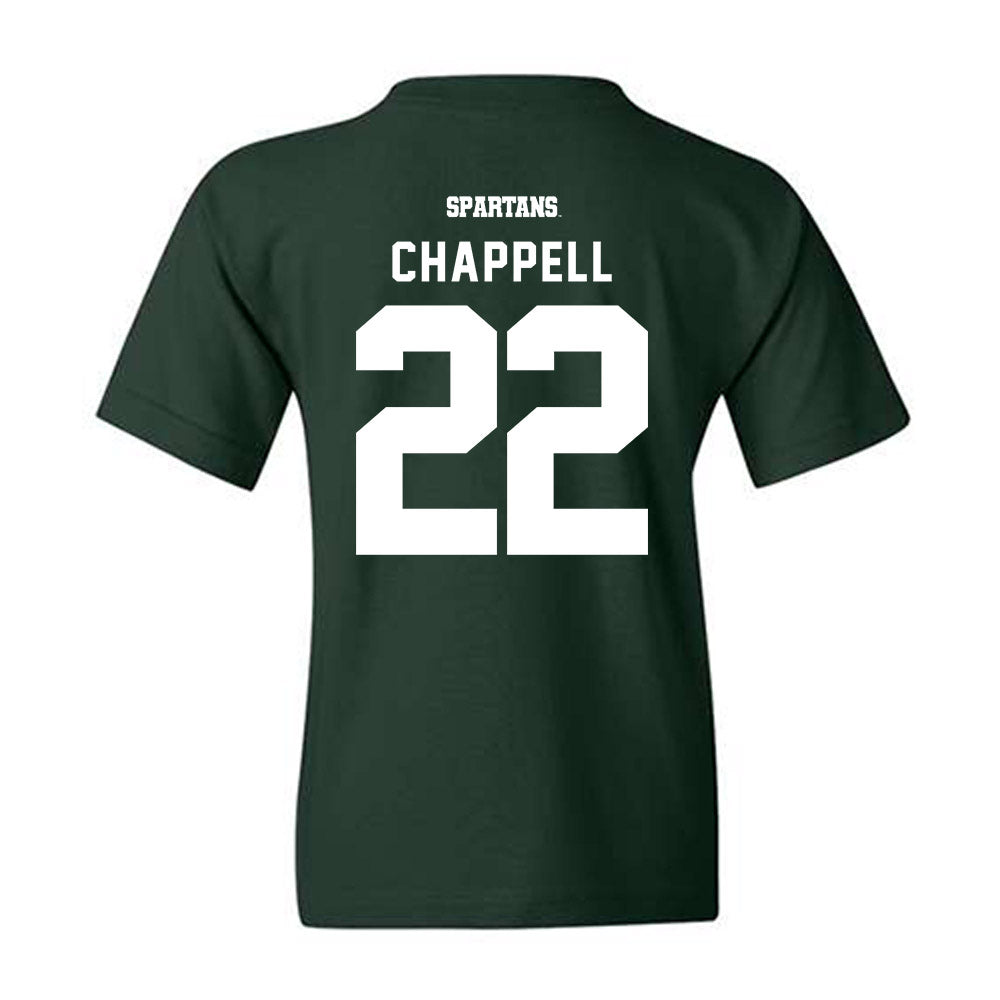 Michigan State - NCAA Football : Tyran Chappell - Classic Shersey Youth T-Shirt-1