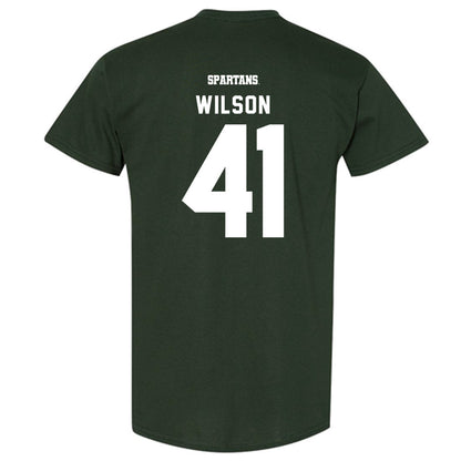 Michigan State - NCAA Football : Jaxson Wilson - Classic Shersey T-Shirt-1