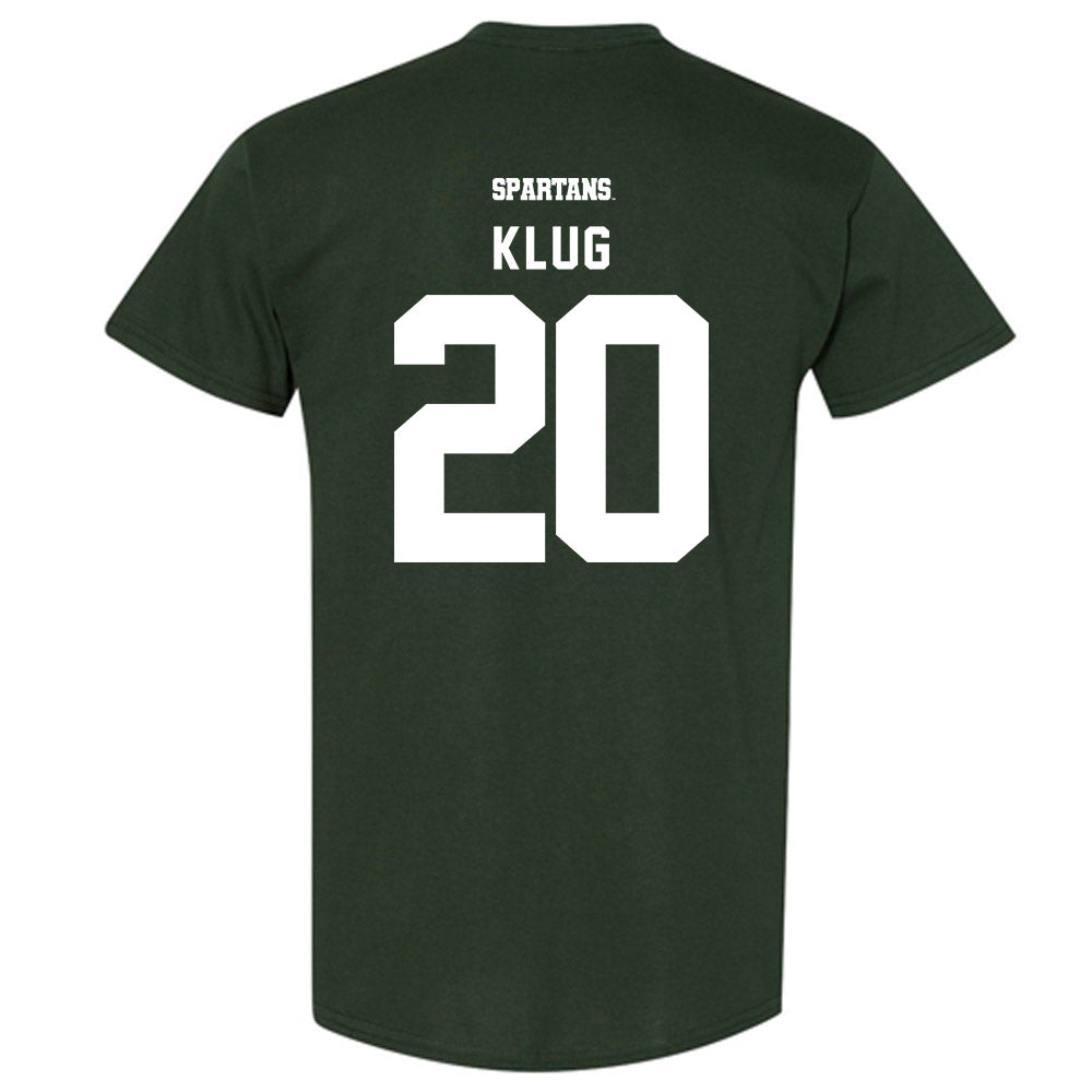 Michigan State - NCAA Baseball : Josh Klug - Classic Shersey T-Shirt-1