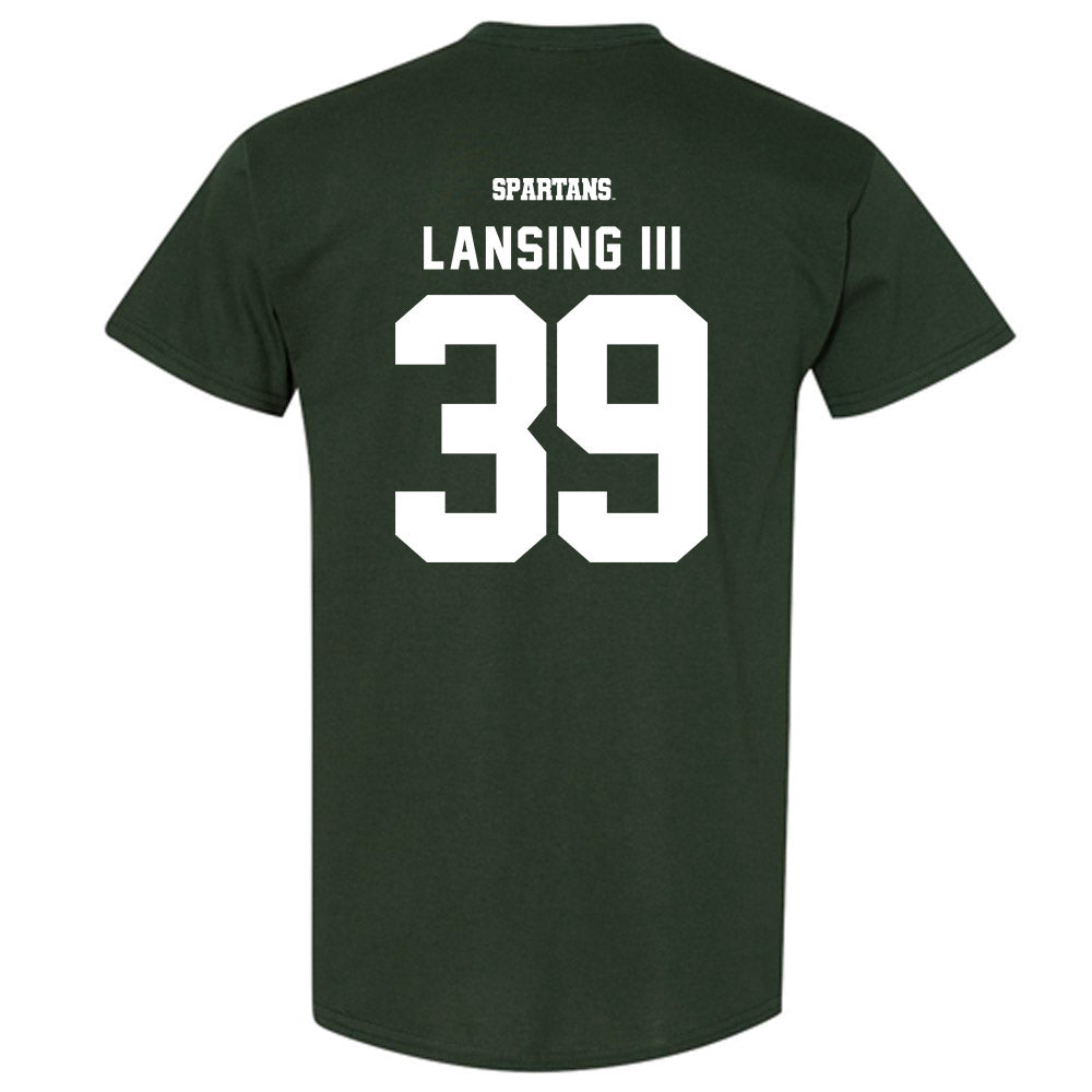 Michigan State - NCAA Football : Jack Lansing III - Classic Shersey T-Shirt-1