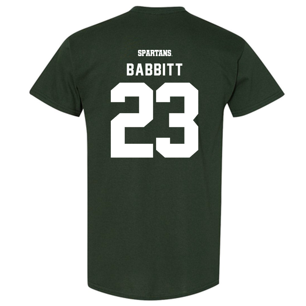 Michigan State - NCAA Football : Peyton Babbitt - Classic Shersey T-Shirt-1