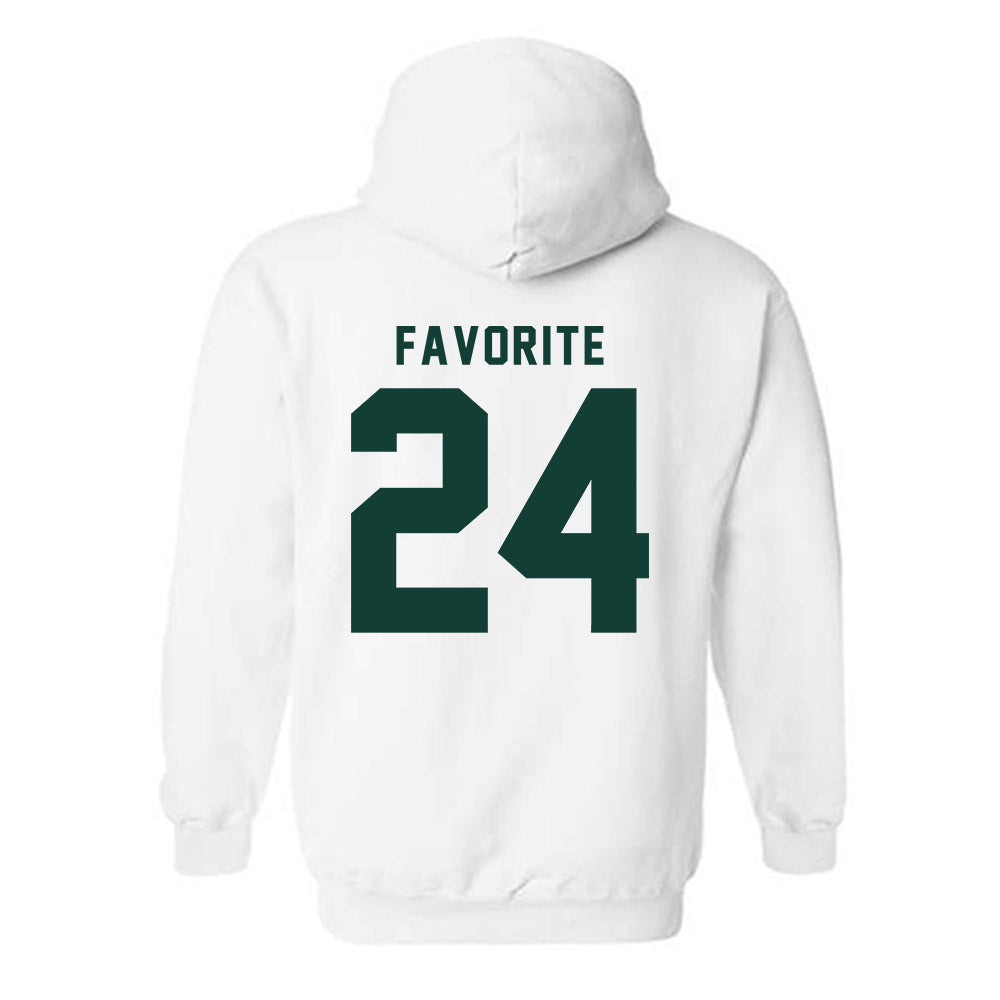 Michigan State - NCAA Football : Jeremiah Favorite - Classic Shersey Hooded Sweatshirt-1