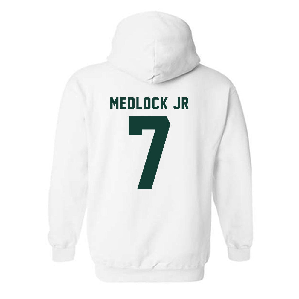 Michigan State - NCAA Men's Basketball : Carlos Medlock jr - Classic Shersey Hooded Sweatshirt-1