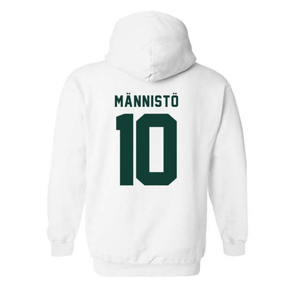 Michigan State - NCAA Men's Ice Hockey : Tommi Männistö - Classic Shersey Hooded Sweatshirt-1