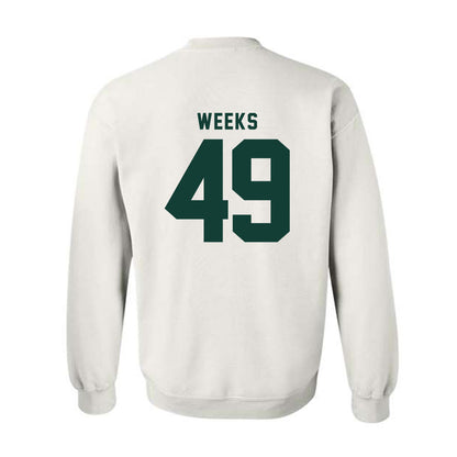 Michigan State - NCAA Football : Alex Weeks - Classic Shersey Crewneck Sweatshirt-1