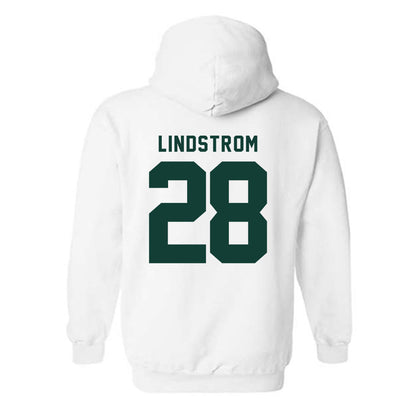 Michigan State - NCAA Men's Ice Hockey : Cayden Lindstrom - Classic Shersey Hooded Sweatshirt-1