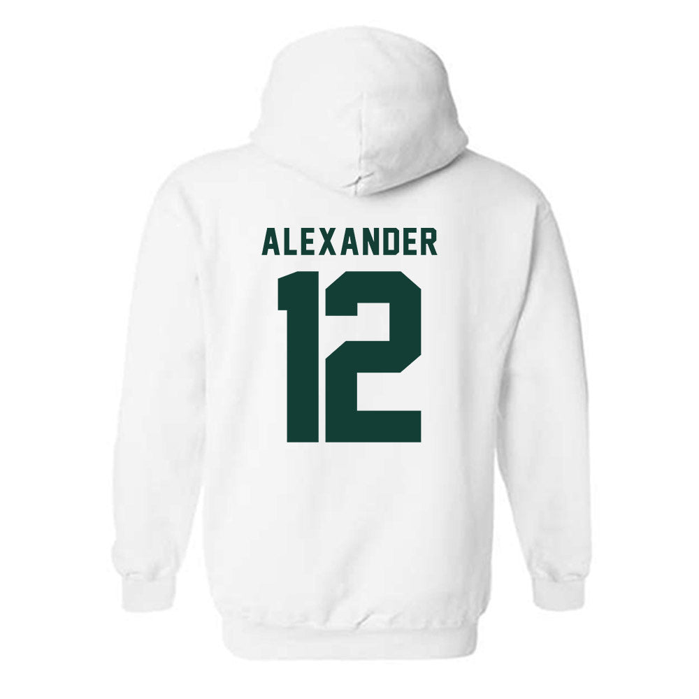 Michigan State - NCAA Women's Basketball : Isa Alexander - Classic Shersey Hooded Sweatshirt-1