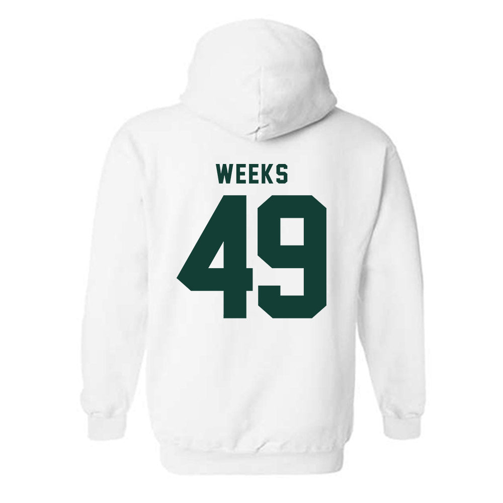 Michigan State - NCAA Football : Alex Weeks - Classic Shersey Hooded Sweatshirt-1