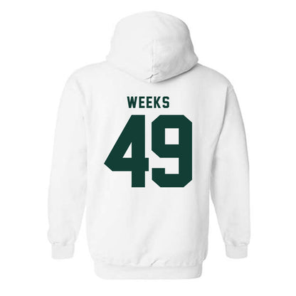 Michigan State - NCAA Football : Alex Weeks - Classic Shersey Hooded Sweatshirt-1