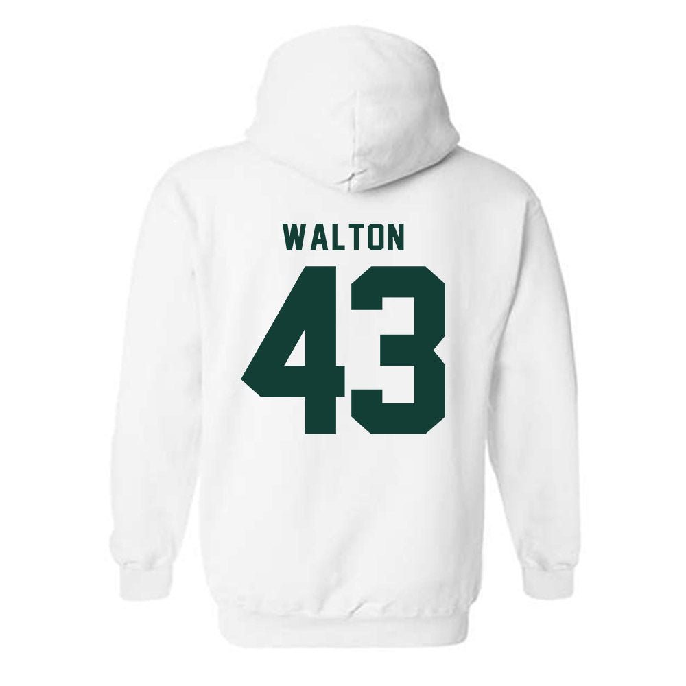 Michigan State - NCAA Men's Basketball : Colin Walton - Classic Shersey Hooded Sweatshirt-1