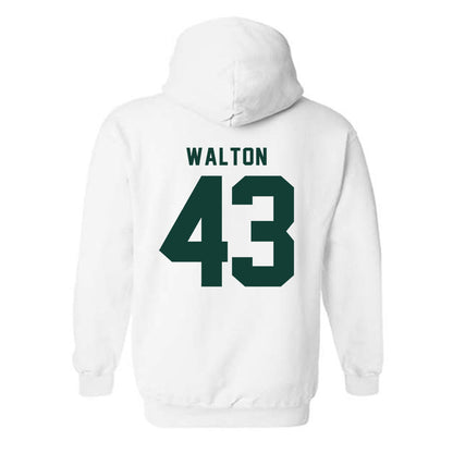 Michigan State - NCAA Men's Basketball : Colin Walton - Classic Shersey Hooded Sweatshirt-1
