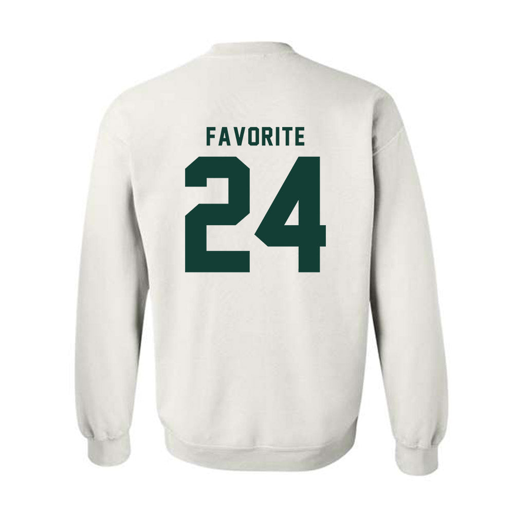 Michigan State - NCAA Football : Jeremiah Favorite - Classic Shersey Crewneck Sweatshirt-1