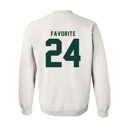 Michigan State - NCAA Football : Jeremiah Favorite - Classic Shersey Crewneck Sweatshirt-1