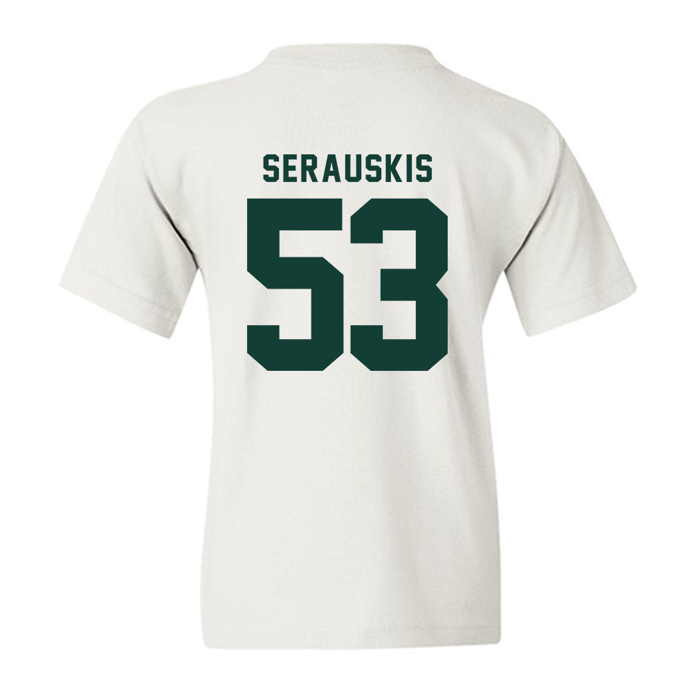 Michigan State - NCAA Football : Trey Serauskis - Classic Shersey Youth T-Shirt-1