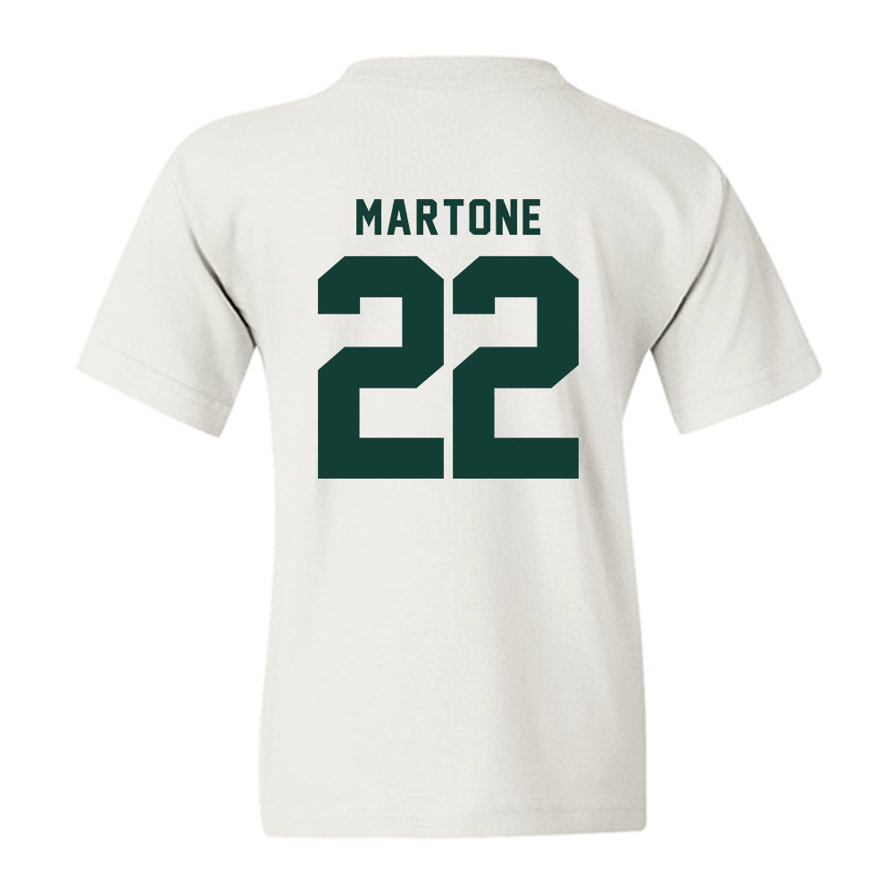 Michigan State - NCAA Men's Ice Hockey : Porter Martone - Classic Shersey Youth T-Shirt-1