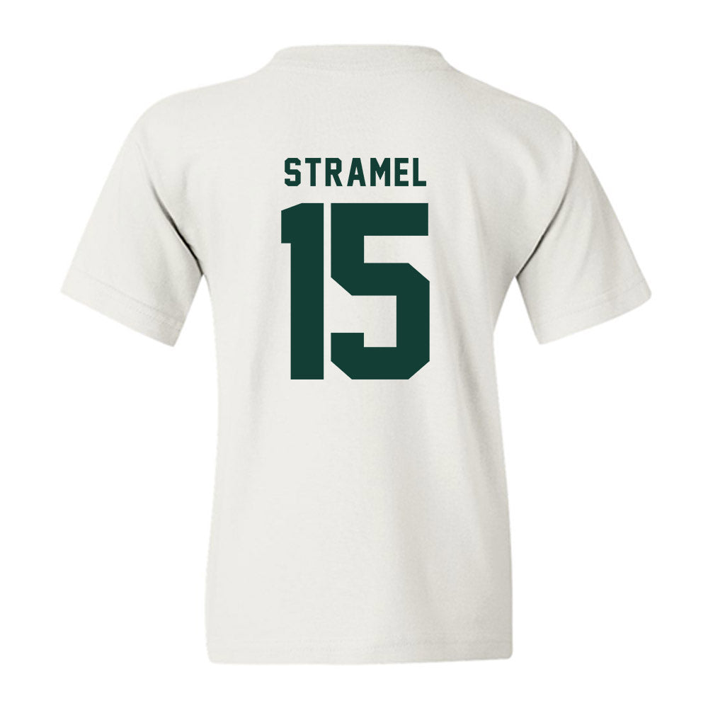 Michigan State - NCAA Men's Ice Hockey : Charlie Stramel - Classic Shersey Youth T-Shirt-1