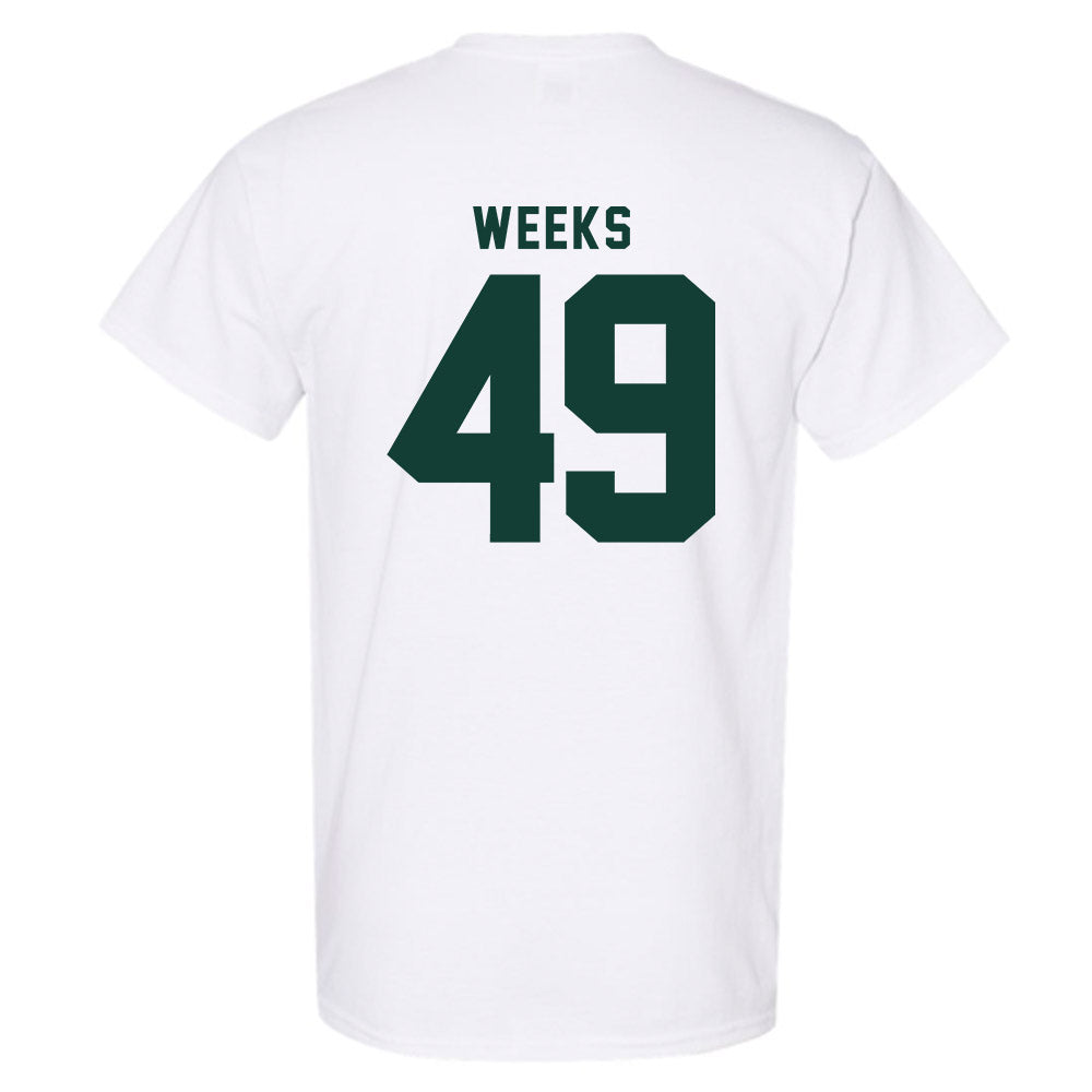 Michigan State - NCAA Football : Alex Weeks - Classic Shersey T-Shirt-1
