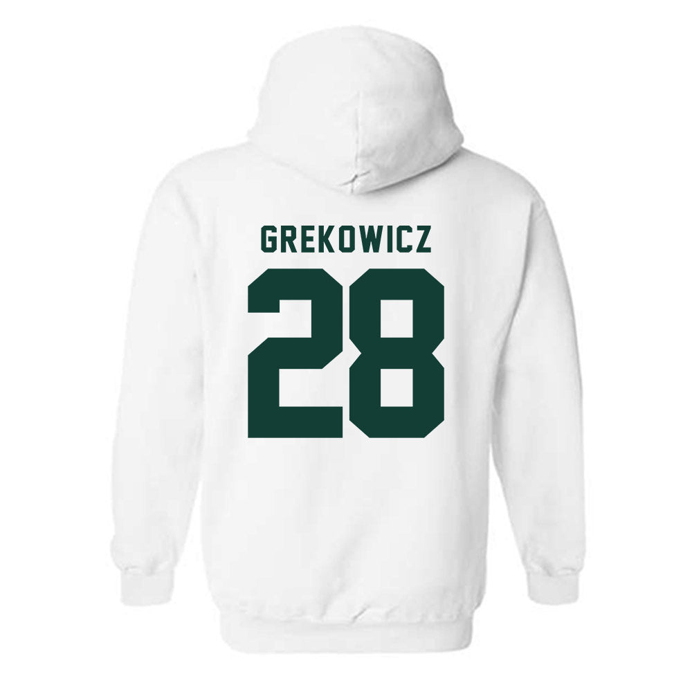 Michigan State - NCAA Men's Soccer : Jake Grekowicz - Classic Shersey Hooded Sweatshirt-1