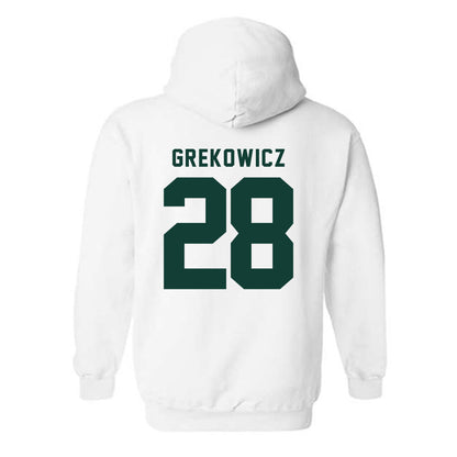Michigan State - NCAA Men's Soccer : Jake Grekowicz - Classic Shersey Hooded Sweatshirt-1