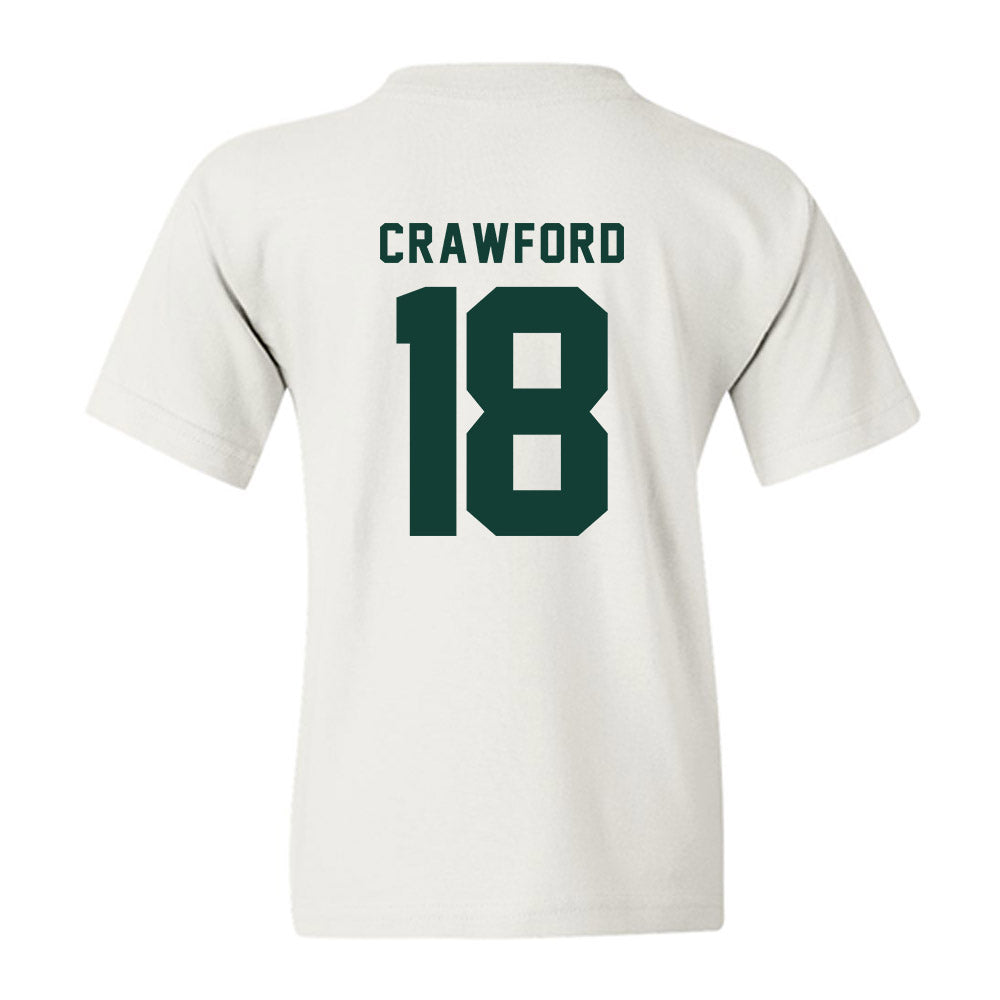 Michigan State - NCAA Football : Dion Crawford - Classic Shersey Youth T-Shirt-1