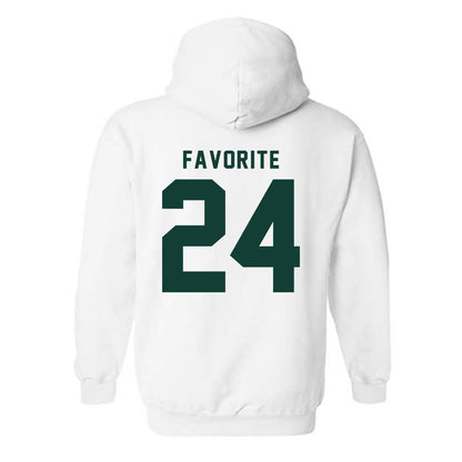 Michigan State - NCAA Football : Jeremiah Favorite - Classic Shersey Hooded Sweatshirt-1