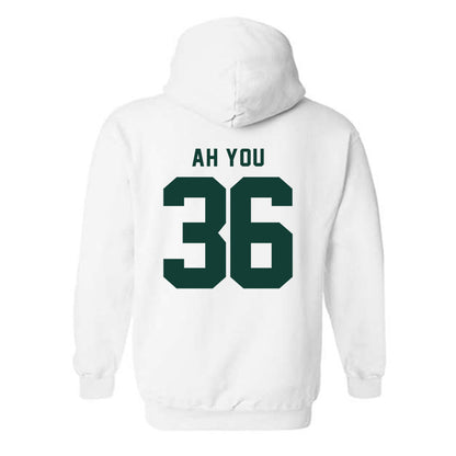 Michigan State - NCAA Football : Leonard Ah You - Classic Shersey Hooded Sweatshirt-1