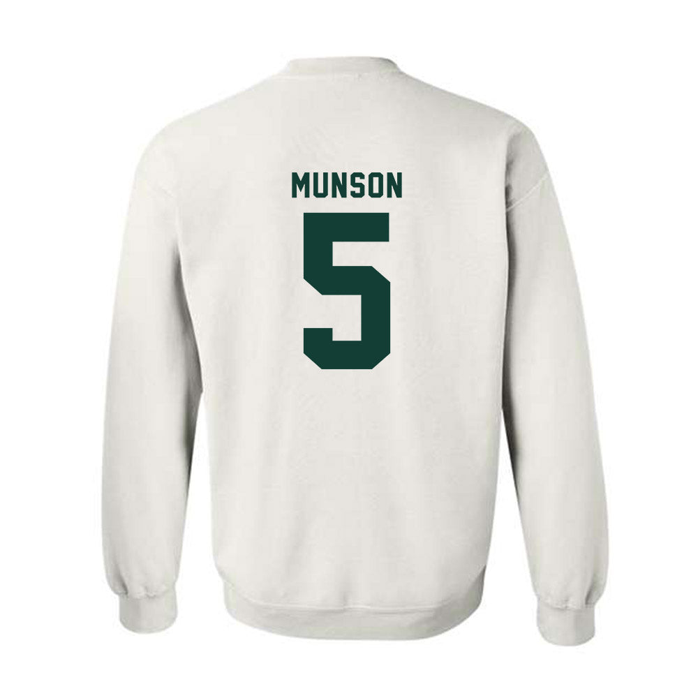 Michigan State - NCAA Men's Soccer : Brandon Munson - Classic Shersey Crewneck Sweatshirt-1