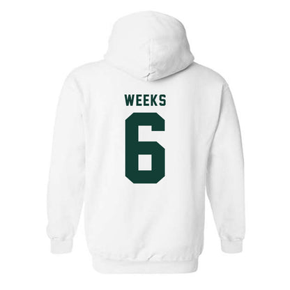 Michigan State - NCAA Baseball : Davis Weeks - Classic Shersey Hooded Sweatshirt-1
